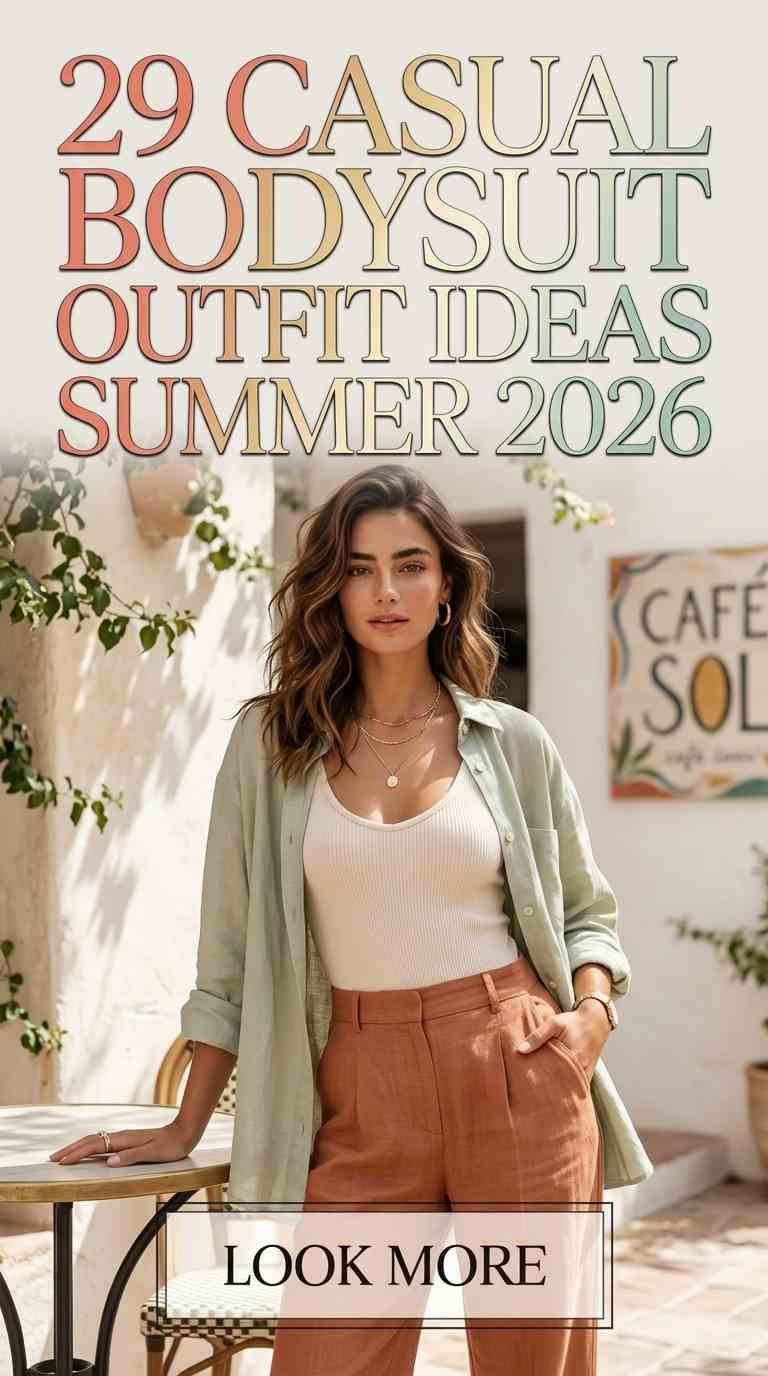 Effortless Casual Summer Bodysuit Outfits for Women 2026 – 29 Chic Looks