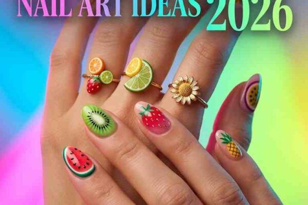 24 Summer Fruit Nail Art Ideas for Women 2026 Whimsical & Bright Manicures