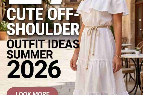 Elegant Summer Off-Shoulder Outfits for Women 2026 – 27 Chic Looks