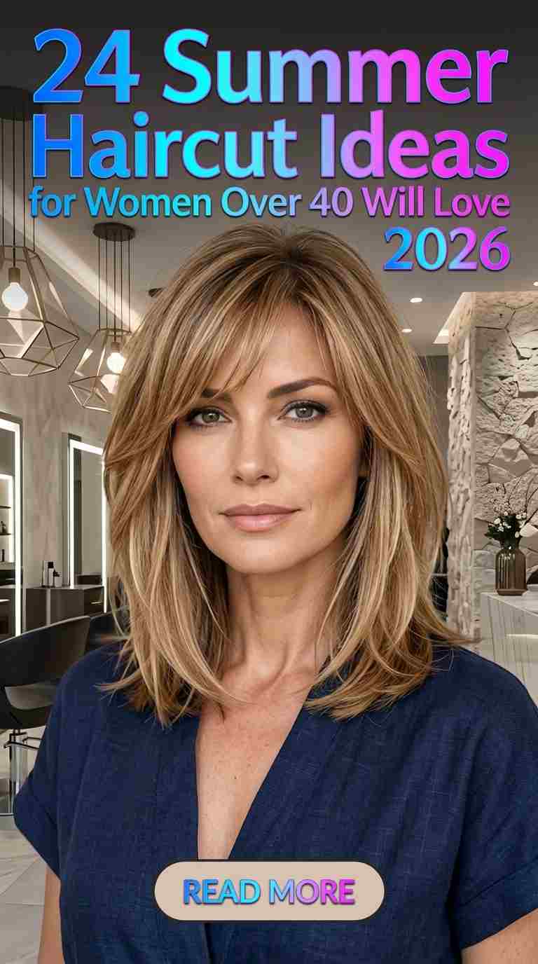 Summer Haircuts for Women Over 40 2026 – 24 Chic Fresh Styles