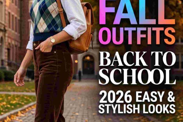 24 Fall Back to School Outfits for Women 2026 Easy & Stylish Looks