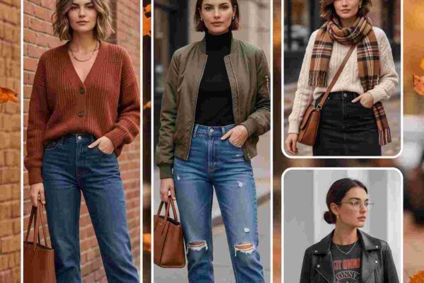 25 Fall Outfits with Jeans for Women 2026 Effortless Everyday Style