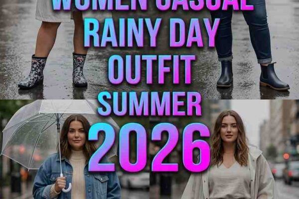 28 Plus Size Women Casual Rainy Day Outfit Ideas for Summer 2026 You'll Love Wearing