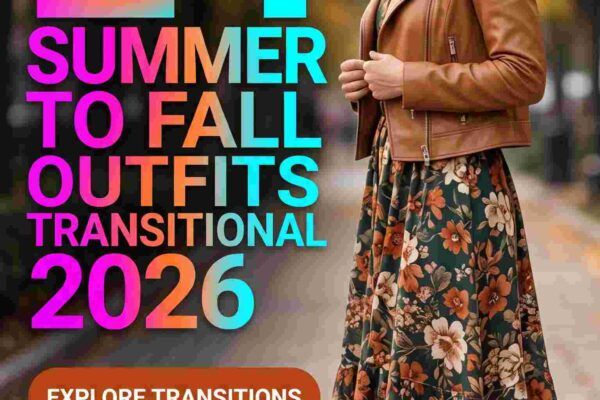 24 Summer to Fall Outfits for Women 2026 Effortlessly Chic Transitional Looks
