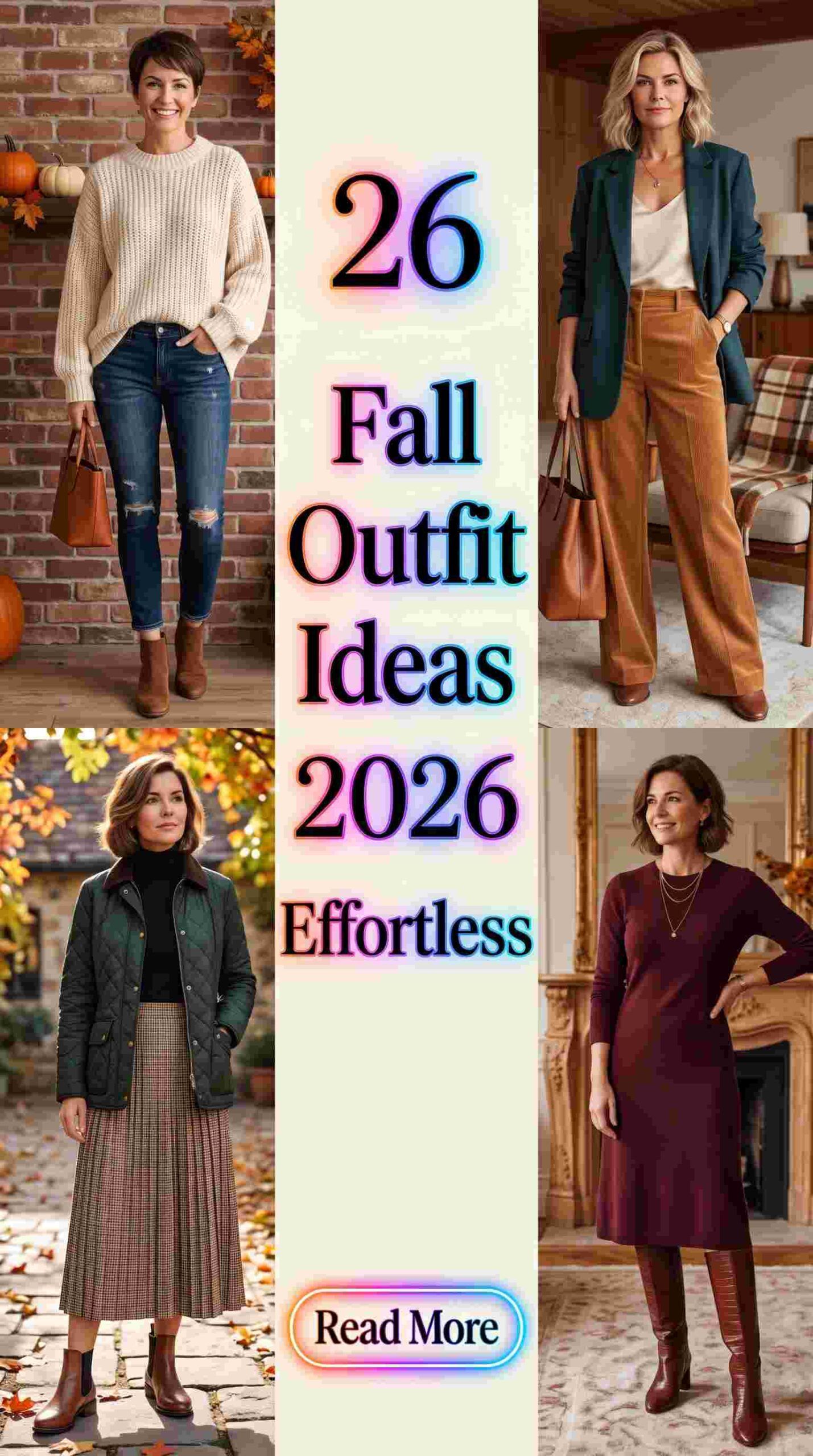 26 Fall Outfit Ideas for Women 2026 Effortless Style You'll Love