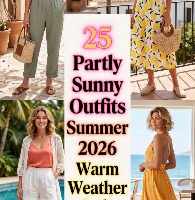 25 Partly Sunny Outfits for Women Summer 2026 Chic & Effortless Warm Weather Style Ideas