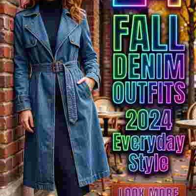 24 Fall Denim Outfits for Women 2026 Effortless Everyday Style