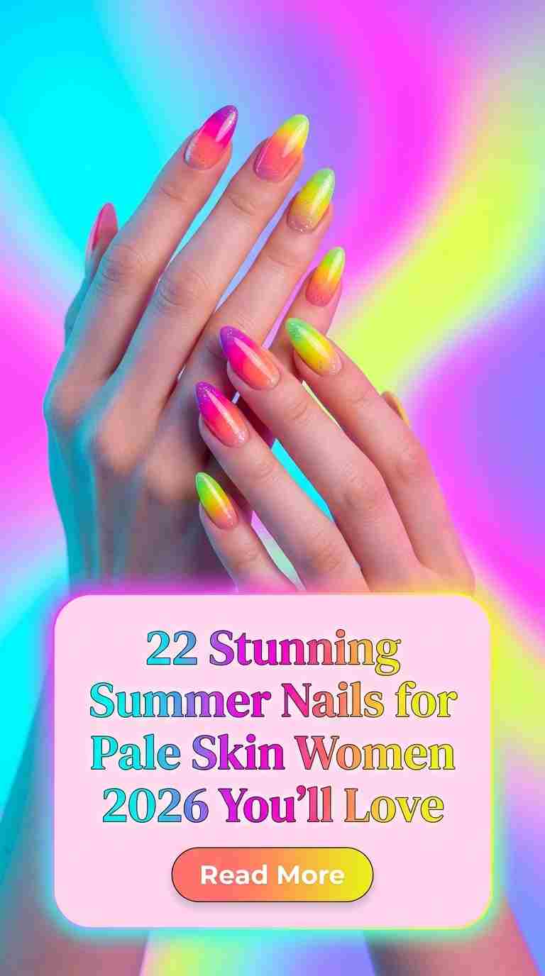 22 Stunning Summer Nails for Pale Skin Women 2026 Fresh Looks You'll Love