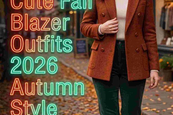 25 Cute Fall Blazer Outfits for Women 2026 Effortlessly Chic Autumn Style