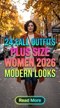 24 Fall Outfits for Plus Size Women 2026 Stylish, Comfortable & Modern Looks