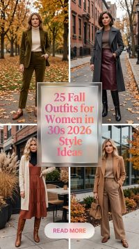 25 Fall Outfits for Women in Their 30s 2026 Effortlessly Chic Style Ideas