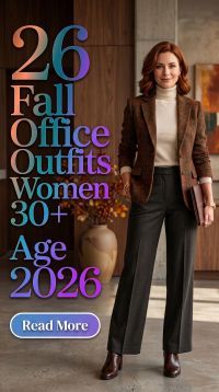 26 Fall Office Outfits for Women Over 30 2026 Effortless Work Style Ideas