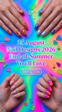 25 August Nail Ideas for Women 2026 End-of-Summer Designs You'll Love