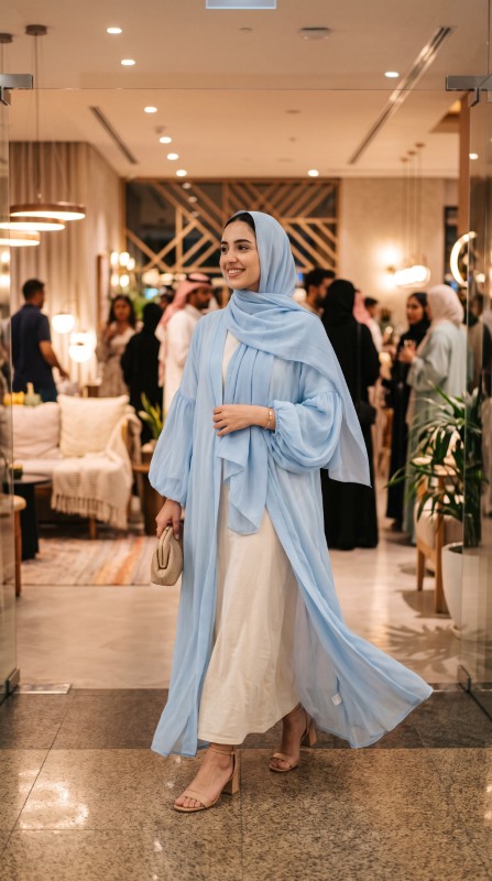 25 Gulf Summer Outfits for Women 2026 Chic & Breathable Modest Fashion Ideas