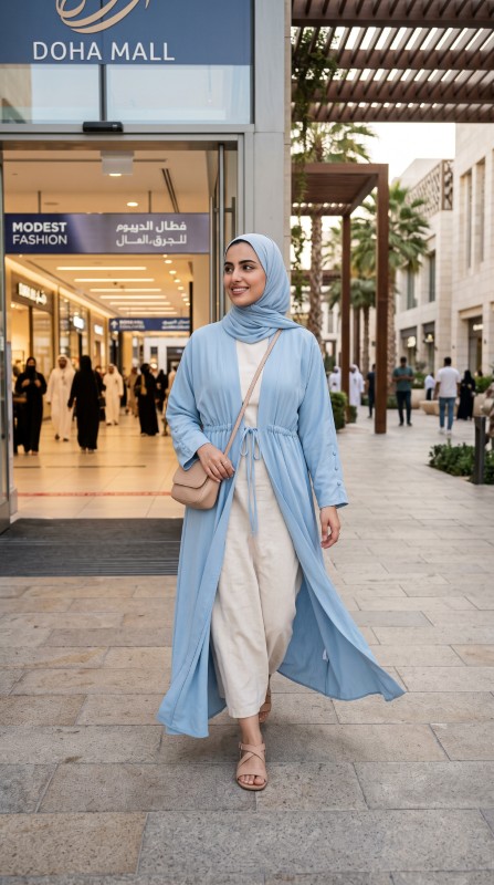 24 Qatar Summer Outfit Ideas for Women 2026 Lightweight & Elegant Looks