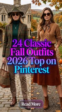 24 Classic Fall Outfits for Women 2026 Timeless, Chic & Effortlessly Wearable Looks