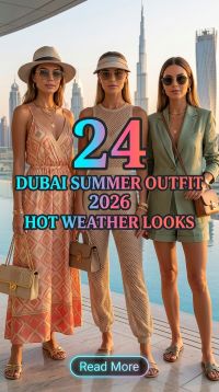 24 Dubai Summer Outfit Ideas for Women 2026 Elegant & Chic Hot Weather Looks
