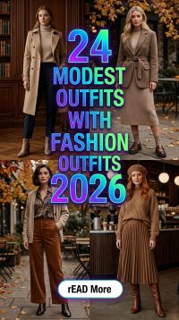 24 Modest Fall Fashion Outfits for Women 2026 Elegant, Modern & Cozy Style