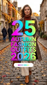 25 Autumn Fashion Outfits for Women 2026 Chic & Wearable Style Ideas