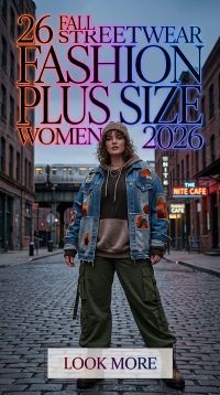 26 Fall Streetwear Fashion for Plus Size Women 2026 Trendy & Effortlessly Stylish Looks