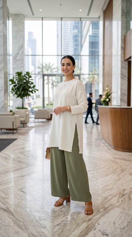 25 Gulf Summer Outfits for Women 2026 Chic & Breathable Modest Fashion Ideas