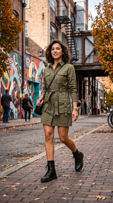 24 Fall Shirt Dress Outfits for Women 2026 Chic & Effortless Seasonal Style Ideas 6 24 Fall Shirt Dress Outfits for Women 2026 Chic & Effortless Seasonal Style Ideas