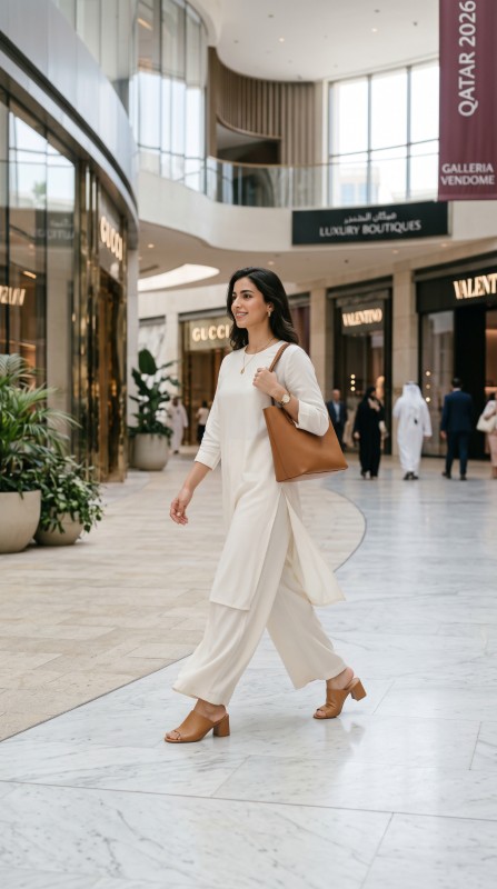 24 Qatar Summer Outfit Ideas for Women 2026 Lightweight & Elegant Looks