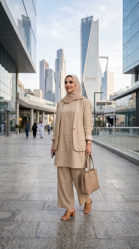 23 Saudi Arabia Summer Outfits for Women 2026 Modest & Modern Fashion Ideas 11 23 Saudi Arabia Summer Outfits for Women 2026 Modest & Modern Fashion Ideas