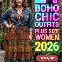 24 Boho Chic Fall Outfits Plus Size 2026 Effortlessly Stylish Looks for Women