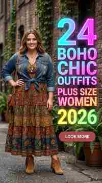 24 Boho Chic Fall Outfits Plus Size 2026 Effortlessly Stylish Looks for Women