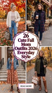 26 Cute Fall Mom Outfits 2026 Effortless Everyday Style Ideas