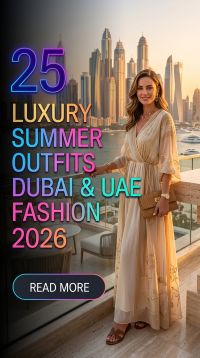 25 Luxury Summer Outfits Inspired by Dubai & UAE Fashion 2026 Elegant Looks for Women