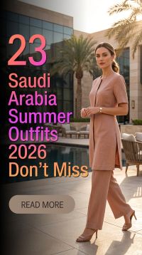 23 Saudi Arabia Summer Outfits for Women 2026 Modest & Modern Fashion Ideas