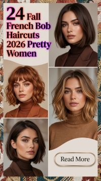 24 Fall French Bob Haircuts for Women 2026 Chic & Effortless Short Hair Ideas