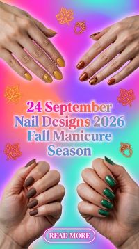 24 September Nail Designs 2026 Trendy Fall Manicure Ideas to Try This Season