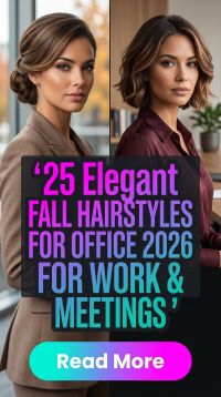 25 Elegant Fall Hairstyles for Office 2026 Sophisticated Office Hair Inspiration