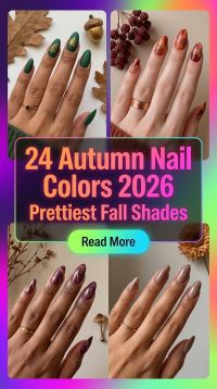 24 Autumn Nail Colors 2026 Prettiest Fall Shades to Try