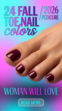 24 Fall Toe Nail Colors 2026 Chic Autumn Pedicure Ideas to Try