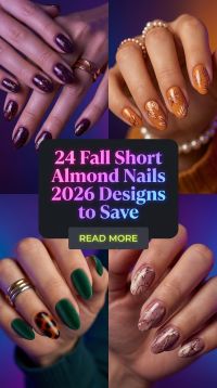 24 Fall Short Almond Nails 2026 Chic Autumn Nail Ideas to Try