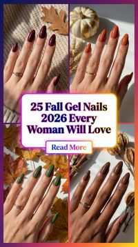 Fall Gel Nail Designs 2026 25 Beautiful Ideas Every Woman Will Love