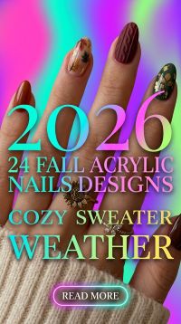 Fall Acrylic Nails 2026 24 Gorgeous Designs for Cozy Sweater Weather