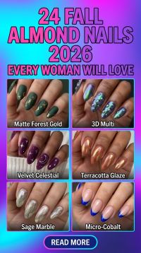 24 Fall Almond Nails 2026 Trendy Autumn Nail Designs to Try