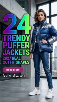 24 Trendy Puffer Jackets for Women 2027: Real Outfit Shapes & Styling Ideas