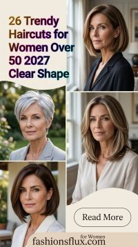 26 Trendy Haircuts for Women Over 50 in 2027: Clear Shape & Modern Style
