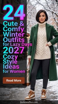 24 Cute & Comfy Winter Outfits for Lazy Days 2027: Cozy Style Ideas