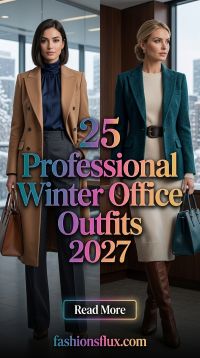 25 Professional Winter Office Outfits 2027: Chic Layers & Polished Style