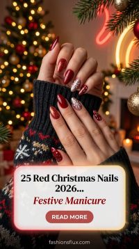 Red Christmas Nails 2026: 25 Festive Manicure Ideas to Try