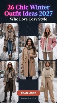 26 Chic Winter Outfit Ideas 2027 for Women Who Love Cozy Style