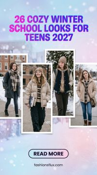 26 Cozy Winter School Looks for Teens 2027 With Warm and Stylish Layers