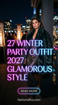 27 Chic Winter Party Outfit Ideas for Women 2027 With Glamorous Style